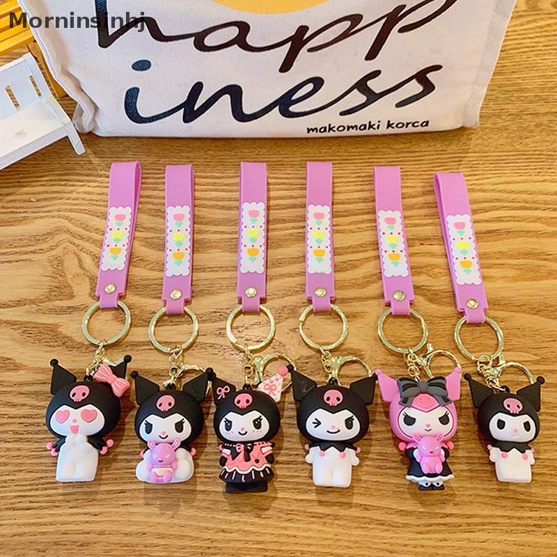 Mornin 2023gantungan Kunci Sanrio Kuromi Lucu Kawaii Cowok Cewek Kartun Kreatif Keyring Car Backpack Aksesoris Liontin Anak Hadiah id