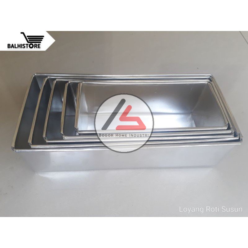 Loyang Roti Tawar Susun / Roti Kukus Aluminium Tinggi 7cm