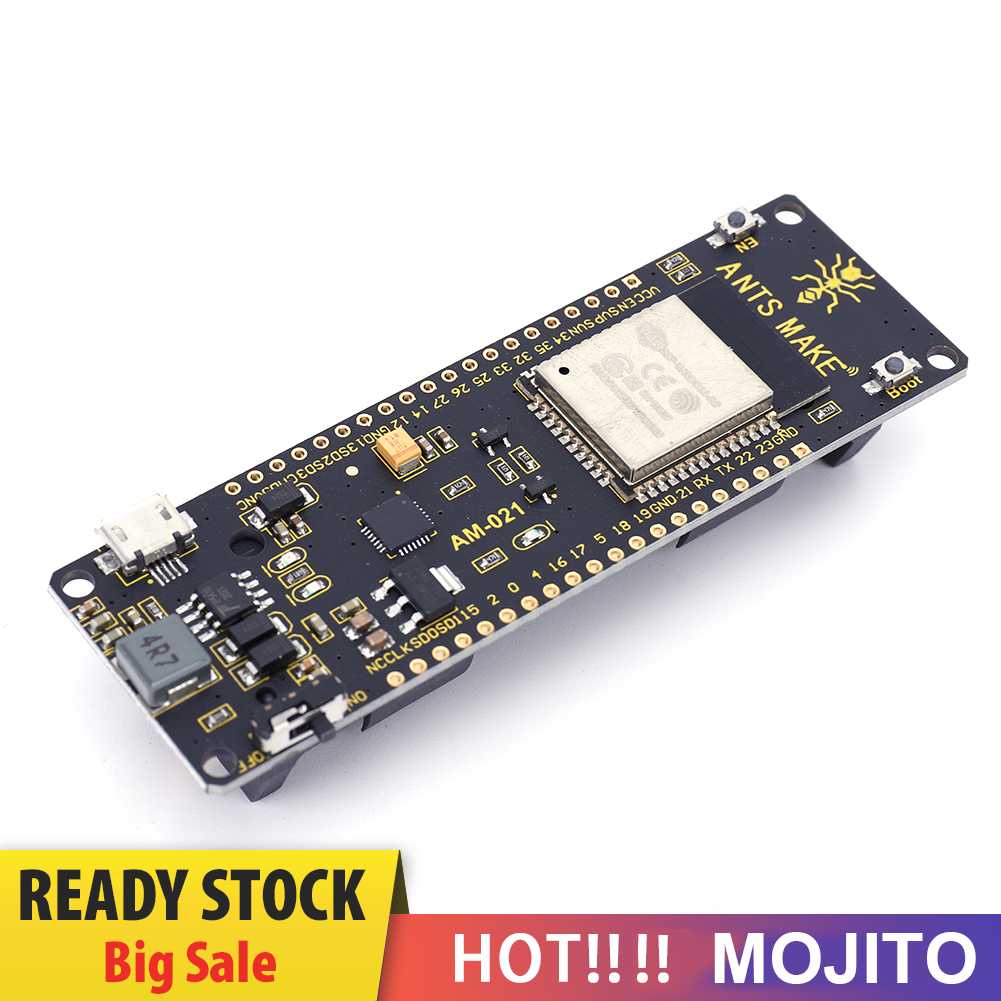 Esp32 WROVER Board WiFi Modul Kompatibel Dengan Bluetooth Dengan Kotak Baterai 18650