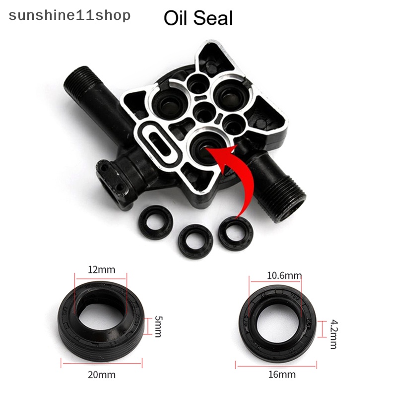 Sho 1pc Karet Oil Seal Seal Air Untuk Aksesoris Mesin Cuci Mobil N