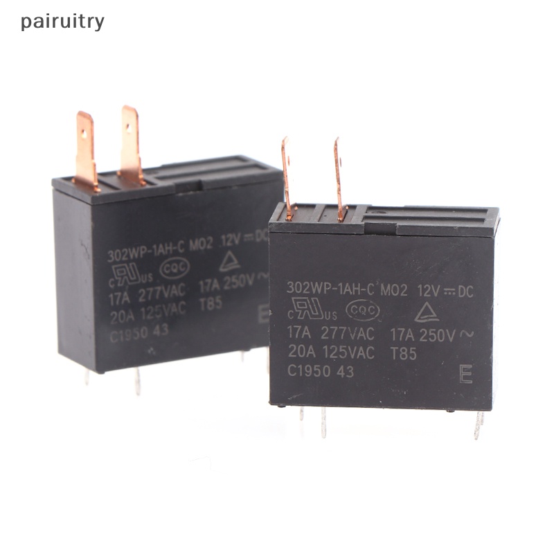 Prt 2pcs Relay 12V 302WP-1AH-C M02 12VDC 4pin Untuk Microwave Oven PRT