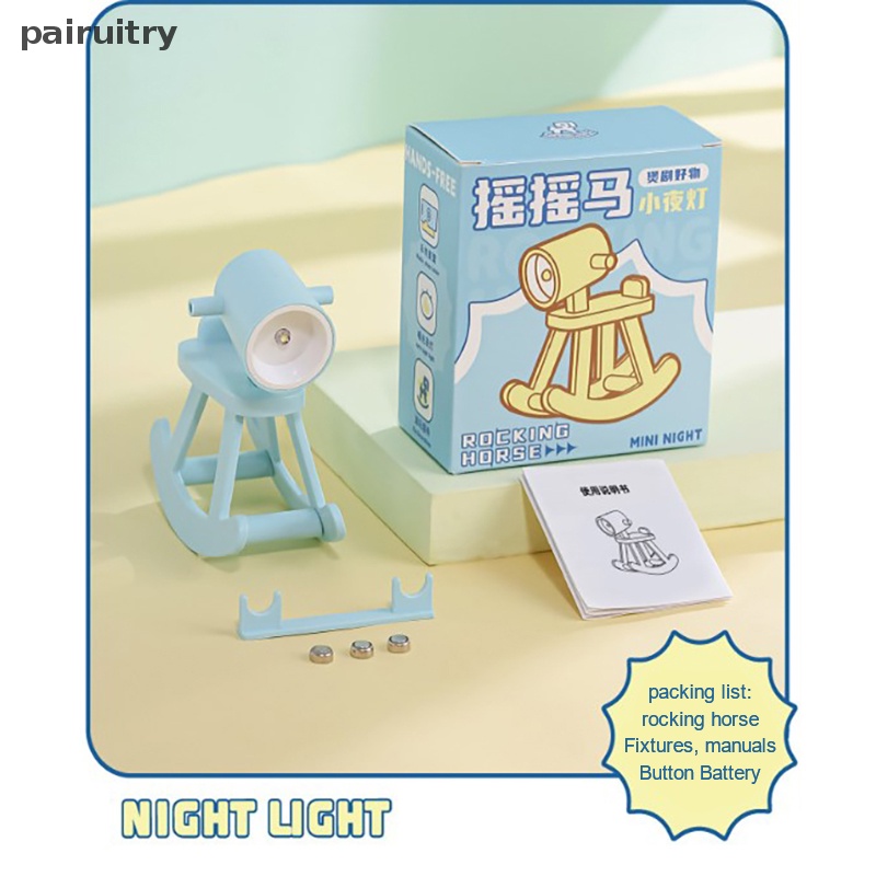 Prt Lampu Tidur LED Mini Desk Lamp Cute Lampu Suasana Meja Kamar Anak Decor Light PRT