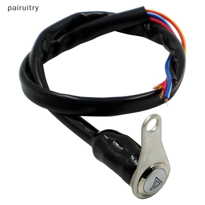 Prt For Warning Light Control Manual-Saklar Stang Motor Bolak Balik Dengan Lampu Merah LED Momentry Buttton PRT