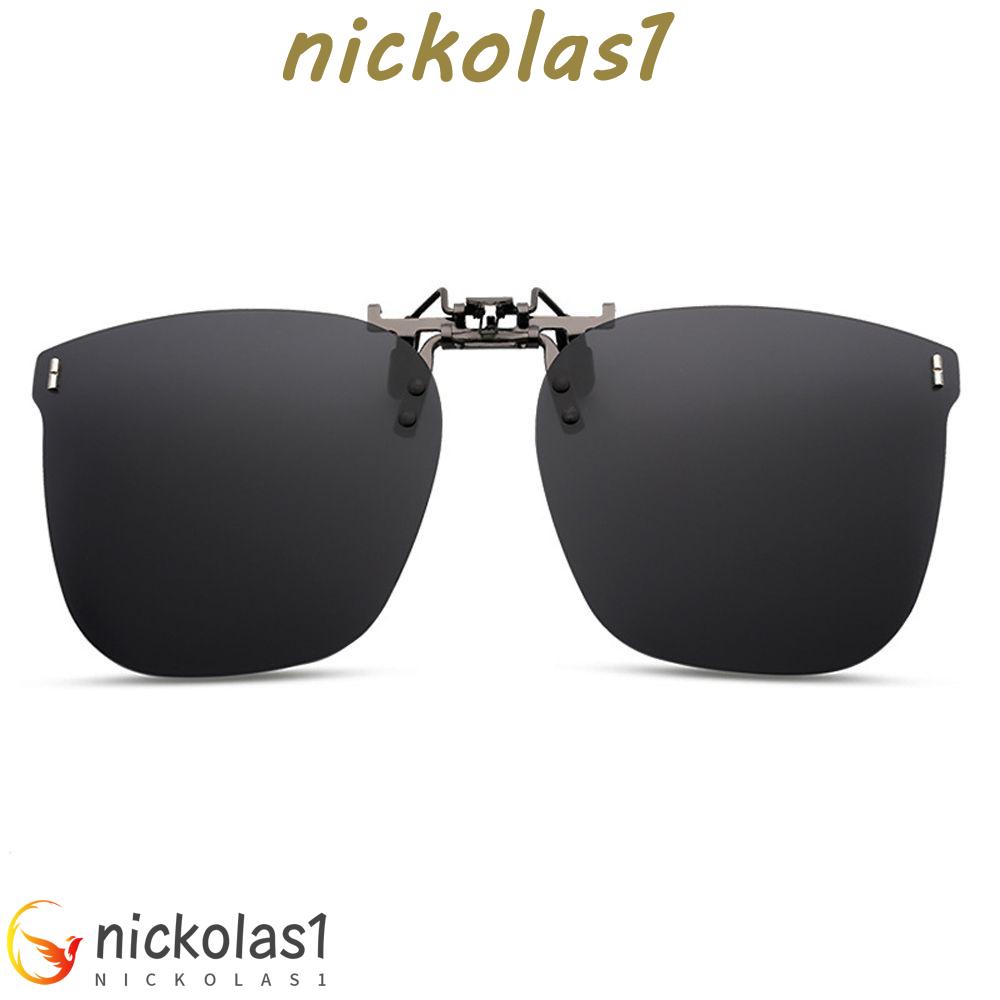 Nickolas1 Night Vision Sunglasses Polarized Untuk Wanita Pria Kacamata Klip Perlindungan UV Night Vision Kacamata Anti-UV Kacamata Anti Silau Miopia Kacamata Klip