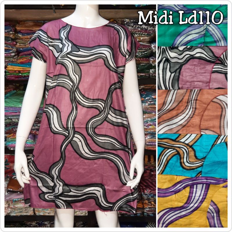 TGM - Daster Midi Murah Adem Motif sultan janda bolong tiedye akar