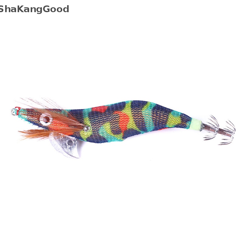 Umpan Pancing Udang Kayu Selip 2.5# 3.0# 3.5# Lead Sinker Cumi Luminous Lures Gurita Cuttlefish Umpan Udang SKK