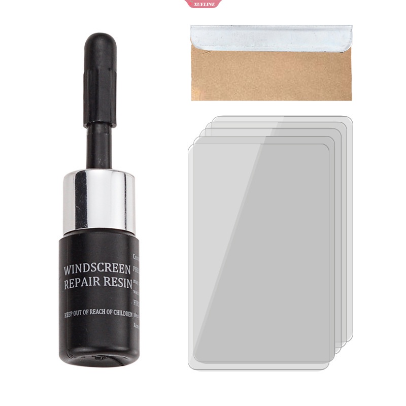 Alat Perbaikan Retak Kaca Mobil DIY Car Window Phone Screen Repair Kit Lem Curing Kaca Auto Glass Scratch Crack Restore [ZXL]