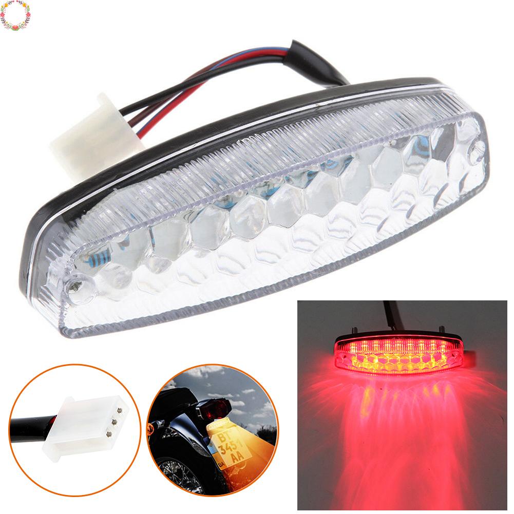 Led Rear Rem Merah Pengganti Ekor Running Universal Lampu Motor