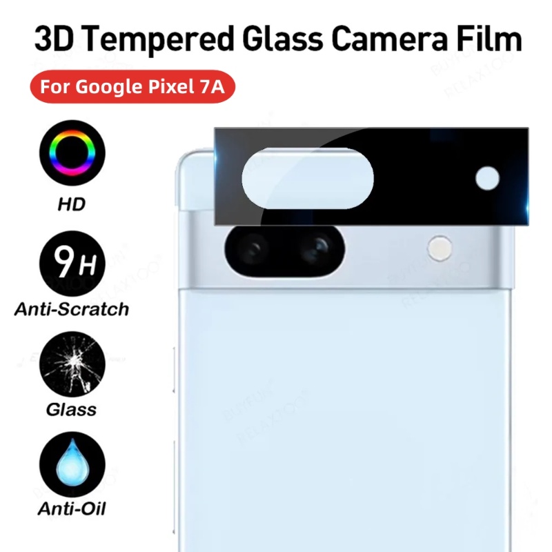 Untuk Google Pixel 7A 1Pc Compact Halus Premium Kamera Lensa Film Ultra-Tipis Pelindung Tahan Air Tempered Glass Lens Protector
