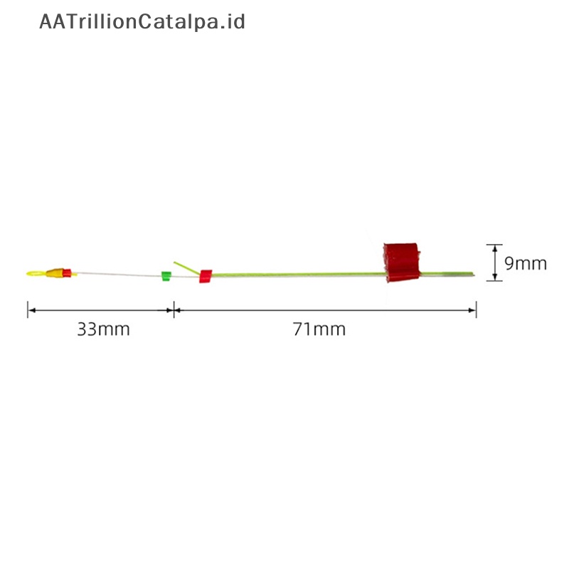 Aatrillioncatalpa 5pcs Joran Pancing Es Musim Dingin Mini Tip Atas Untuk Aksesoris Memancing ID