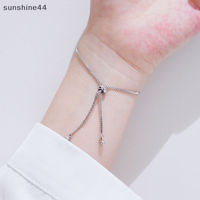 Sunshine Gelang Pesona Bola Kucing Kristal Cubic Zirconia Trendi Untuk Wanita Perhiasan Sederhana ID