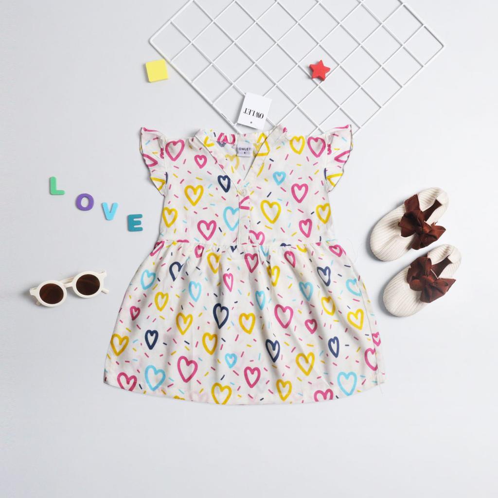 Owlet - dress anak perempuan / dress rayon anak