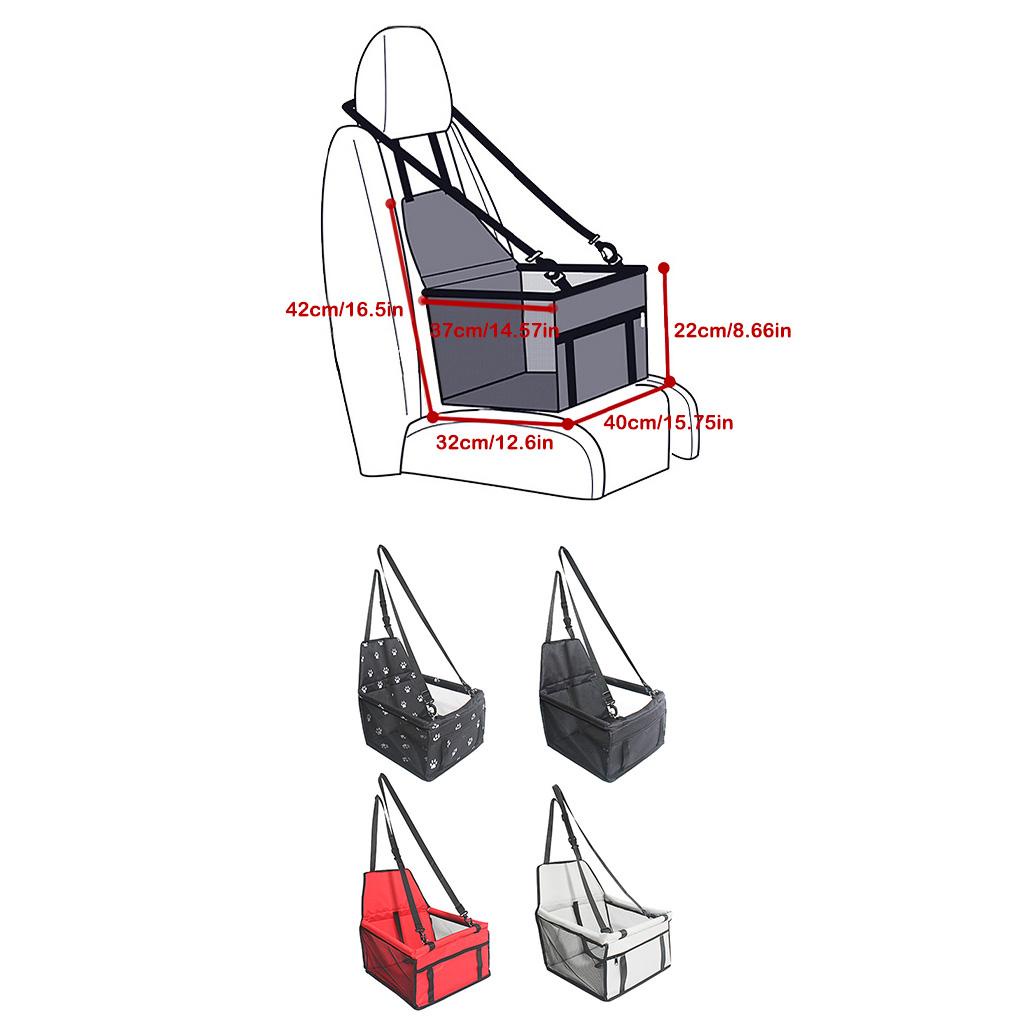 Pet Carriers Dog Seat with PVC Tube Cover Pad Hammock Mat Keranjang Multicolor Dapat Dicuci Travel Anjing Kucing Transportasi Bantal