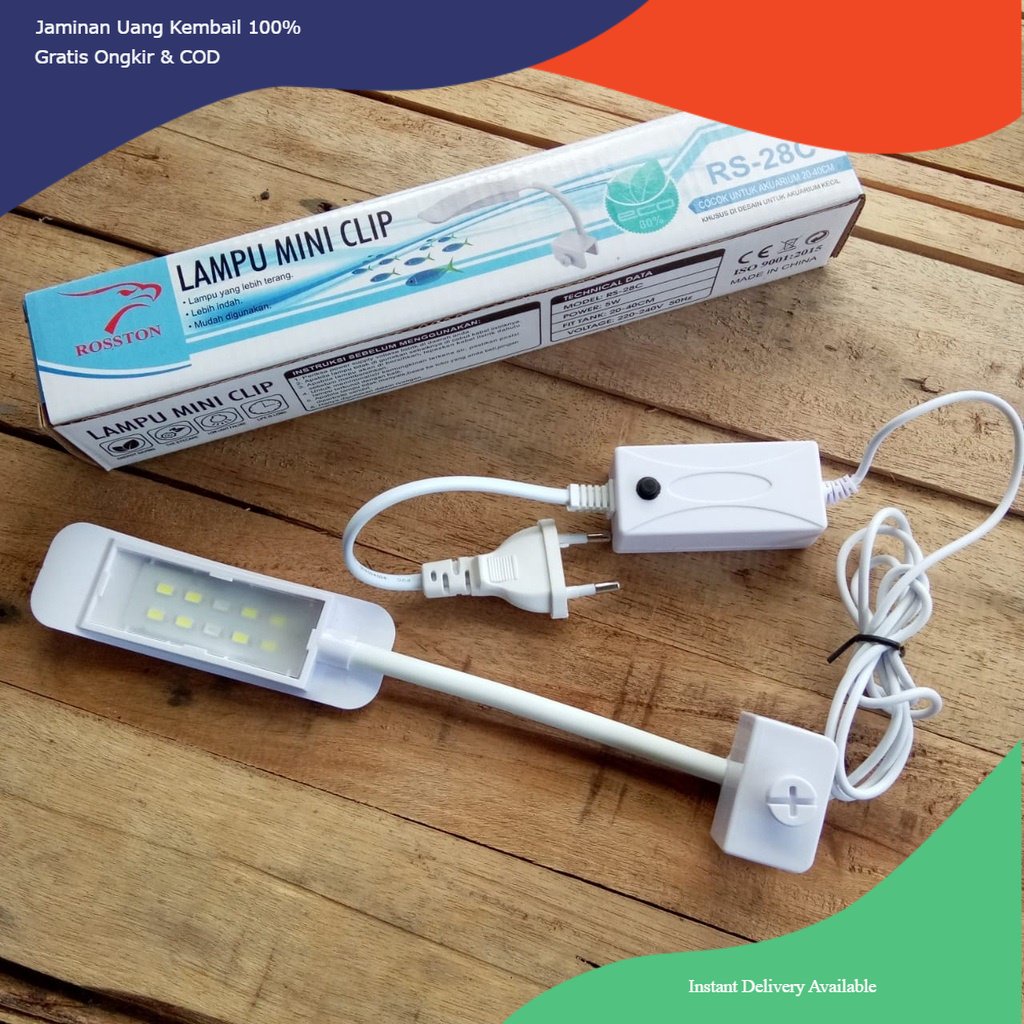 lampu jepit aquascape rosston, lampu jepit aquarium rosston, lampu jepit rosston, lampu jepit aquari