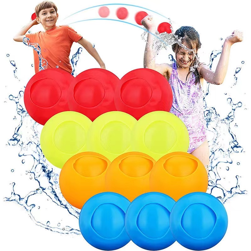 [Unggulan] Musim Panas Kolam Renang Pantai Pesta Bom Mainan Anak Novelty Mainan Isi Cepat Self Sealing Splash Balls Kreatif Silikon Air Balon Reusable Waterfall Ball