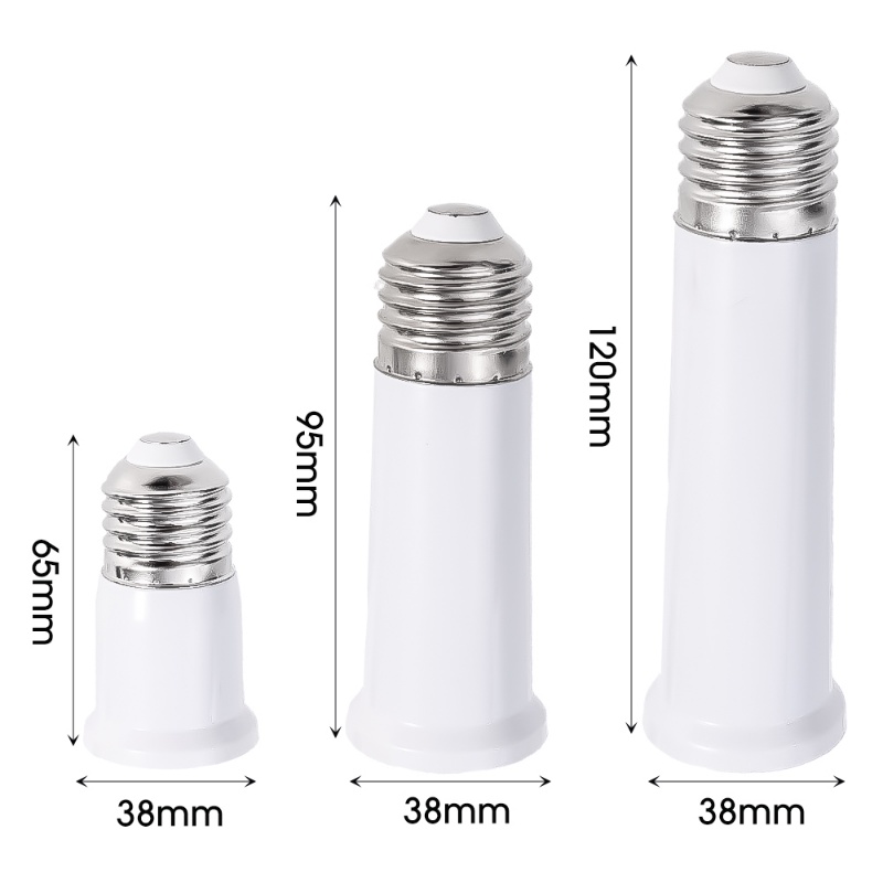 Stop Kontak Ekspanding Bohlam E27 Ke E27/Konektor Adaptor Lampu Hemat Energi/Holder Socket Lampu Bohlam Universal