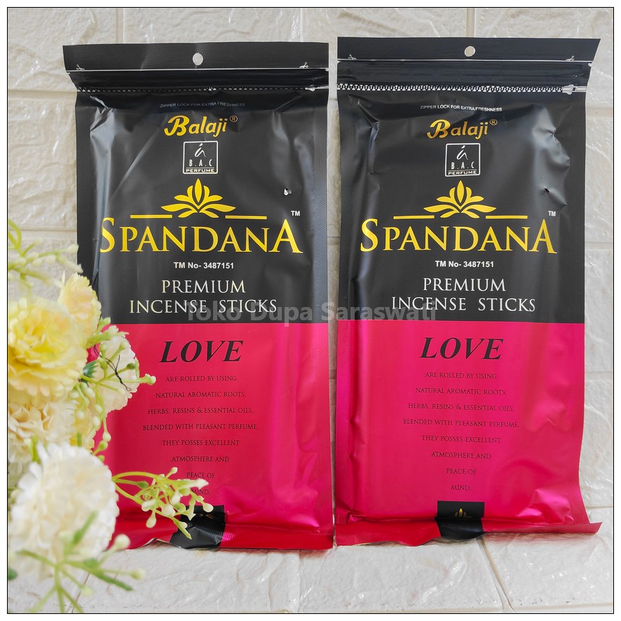 Hio Dupa Wangi Aromaterapi Stik Spandana Love Balaji Premium isi 90 Stik