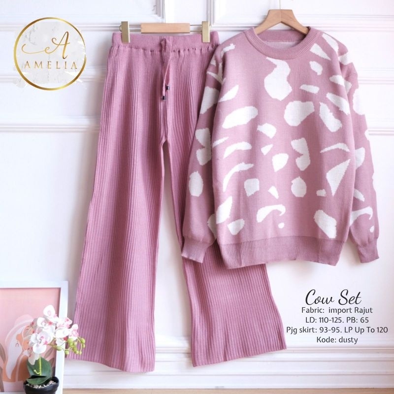 COW SET ORI AMELIA | Import Rajut