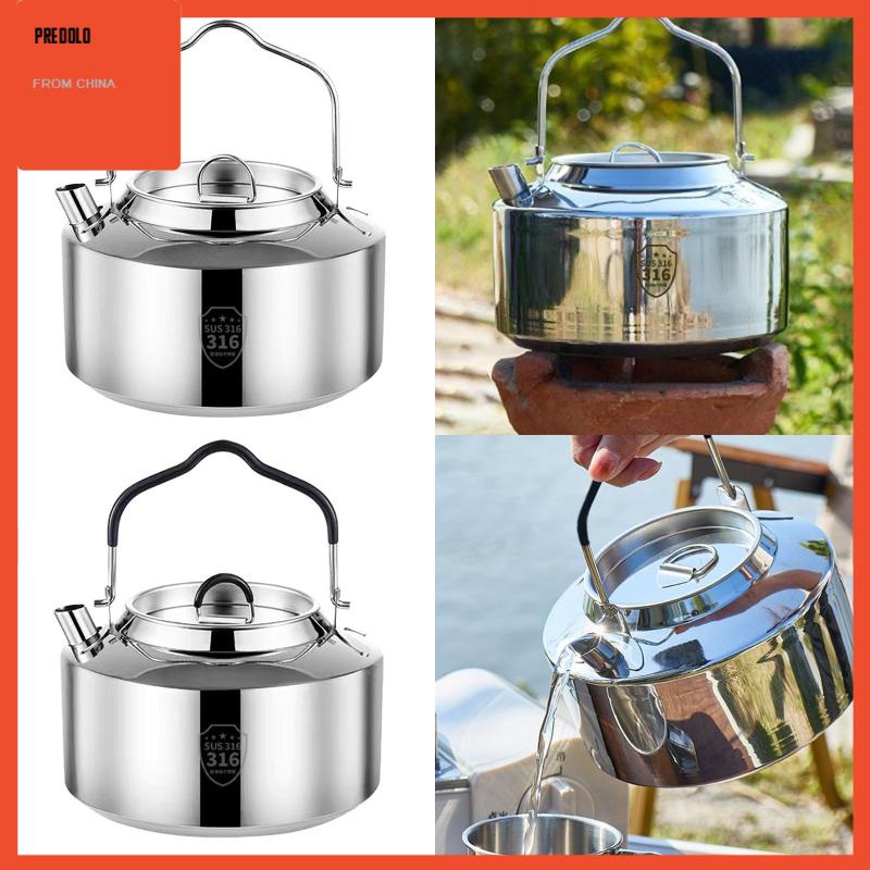 [Predolo] Teko Air Camping Teko Kopi Kamp Gunung Hiking Travel Tea Kettle