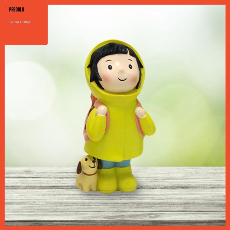 [Predolo] Patung Resin Patung Ruang Tamu Rak Buku Ransel Statue