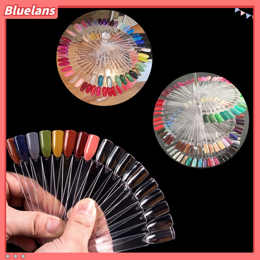 [BLM] Gel Polish Display Stand Rotatable Detachable Smooth Edge Reusable Display Kuteks Plastik Gel Manicure Holder Rak Kuku Seni Berdiri Untuk Salon Kuku