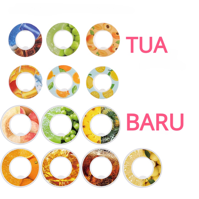 【COD】1 Pcs Pod Wangi/4 Rasa Botol Air Aroma Udara/Rasa Buah Up Tritan/ Botol Minuman Air Plastik