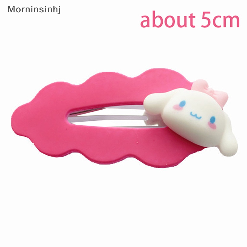 Mornin Sanrio Jepit Rambut Kuromi My Melody Cinnamoroll Kartun Gadis Lucu Warna Hairpin Clip id