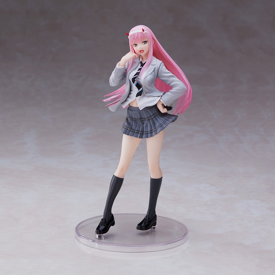 Darling in the FranXX Anime Figure02 ZERO TWO Kawaii Model Lucu Berdiri Baru 18CM PVC Statis Mainan Dekorasi Boneka