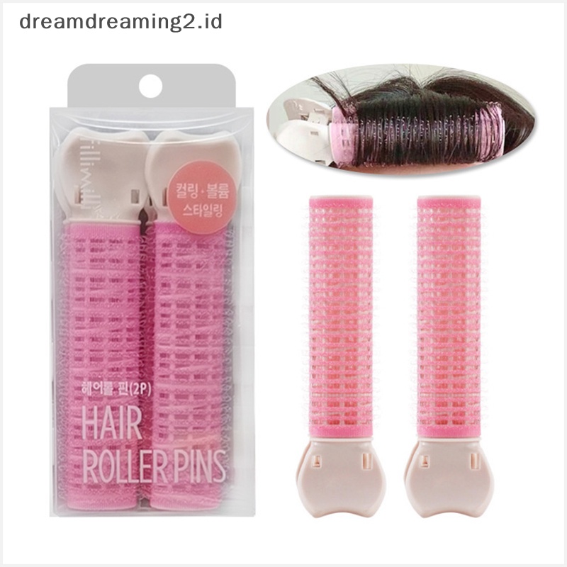 (drea) 2pcs /set hair root fluffy clip Poni Tetap Artefak pad hair root curl hairpin//