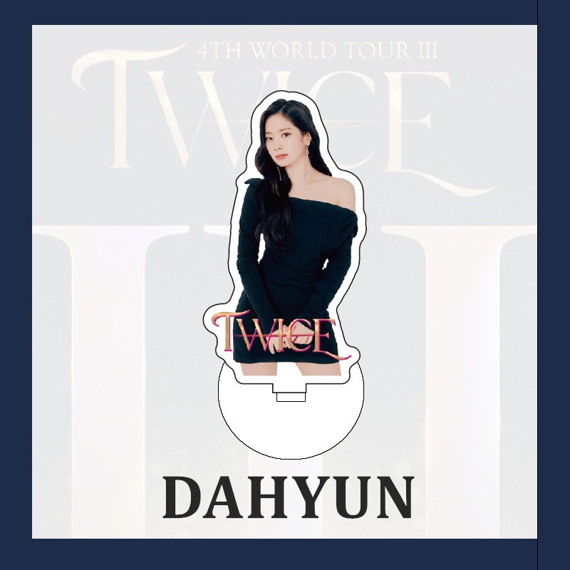 1pc TWICE Acrylic Stop Sign Berdiri Tur Dunia