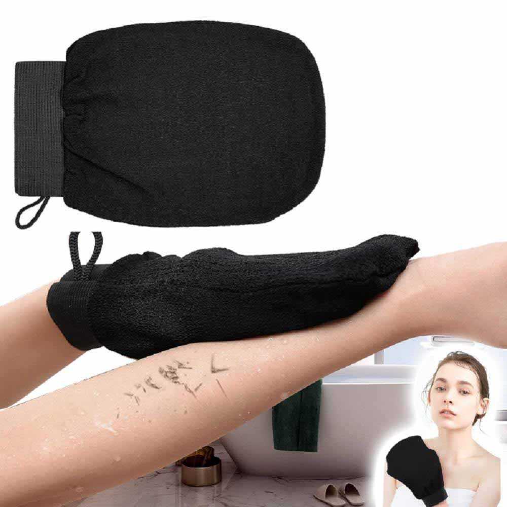 Exfoliation gloves Sarung Tangan Handuk Gosok Pembersih Daki  Badan Exfoliating Tan Removal Scrub