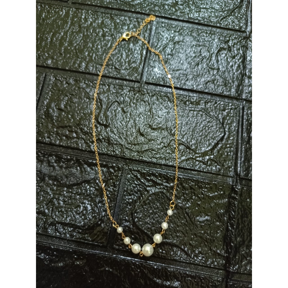 CC (ACC98) Kalung Mutiara Kalung Fashion Korean Style Kalung Wanita