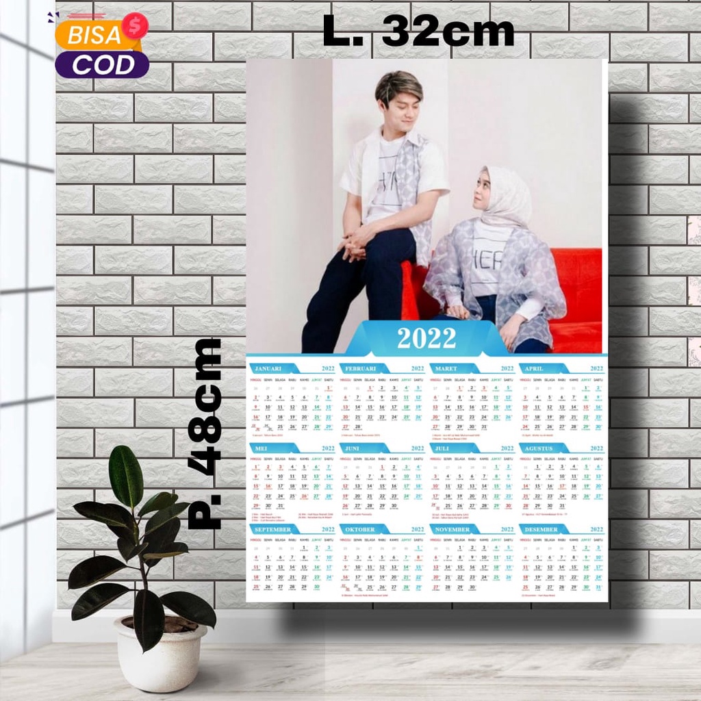 kalender 2022 Tema lesty Bilar/ calender custom foto keluarga 2022 / kalender artis / kalender dindi