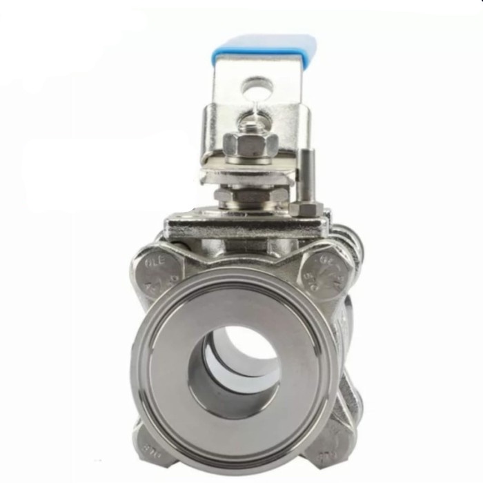 ball valve 3pc sanitary ferrule ss 304 1/2&quot; inch/ koneksi ferrule