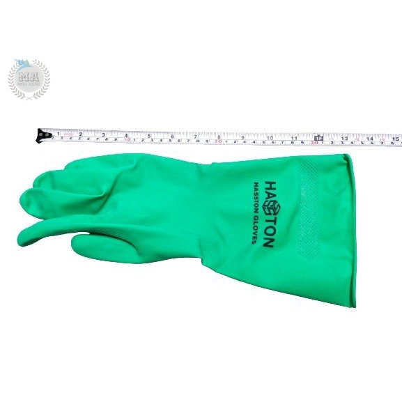 SARUNG TANGAN KARET LATEX GLOVES HIJAU HASTON ANTI KIMIA PROMO OLS SARUNG TANGAN CUCI PIRING LATEX