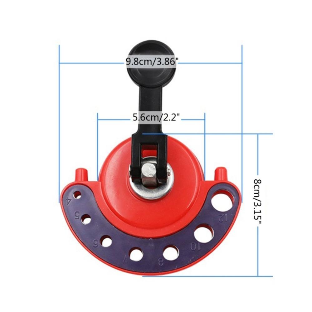 Lanfy Bukaan Kaca Locator Posisi 4-12MM Dengan Vacuum Base Alat Konstruksi Mata Bor Diamond Tile Sucker