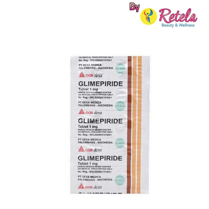 GLIMEPIRIDE 1 MG 1 STRIP 10 TABLET