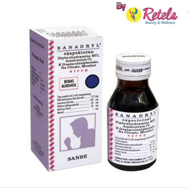 SANADRYL EXPECTORANT SYRUP 60ML