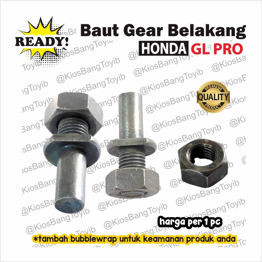 Baut Baud Gear Gir Belakang GL Pro-CDI MegaPro-New Neotech Max (1pc)