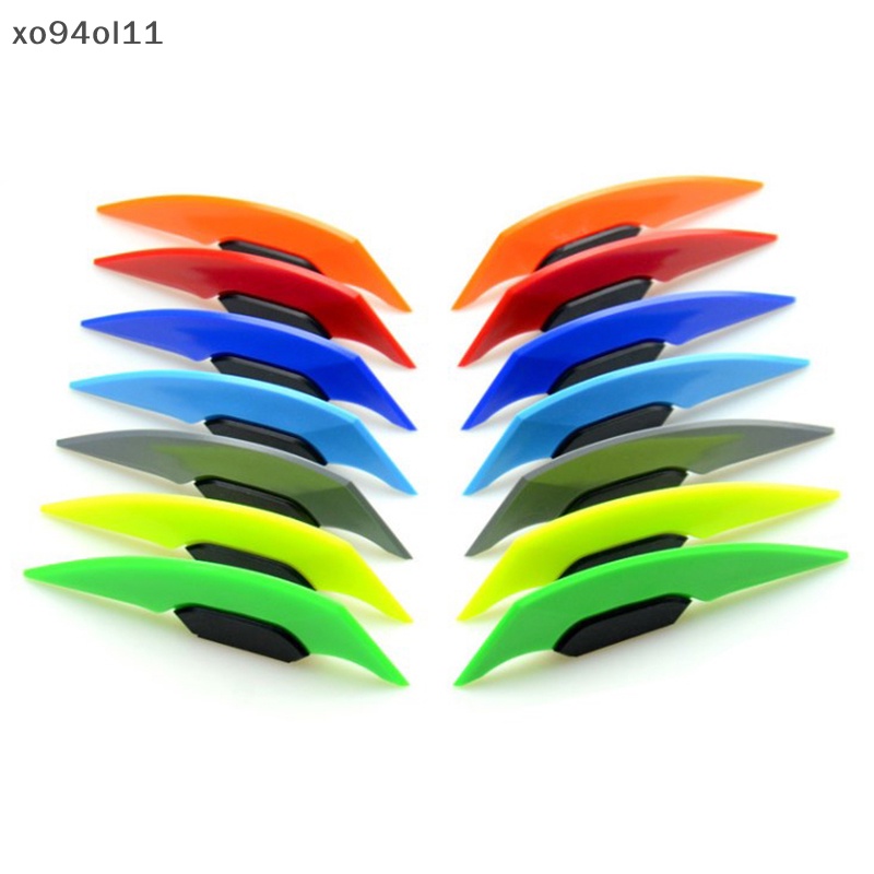 Xo 1pasang Universal Motor Winglet Aerodinamis Spoiler Dynamic Wing Sticker OL