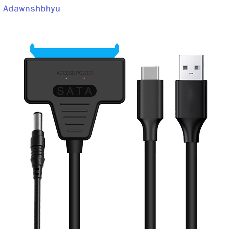 Adhyu SATA To USB 3.0 2.0/Type-C Adapter Untuk HDD Eksternal 2.5/3.5 Inch SDD Hardisk Disk Konektor Eksternal Drive Line Converter ID