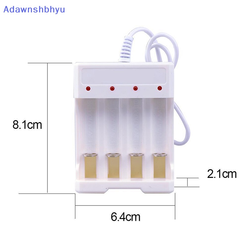 Adhyu 1.2V Universal 4slot AA/AAA Rechargeable Charger Adapter Colokan USB ID