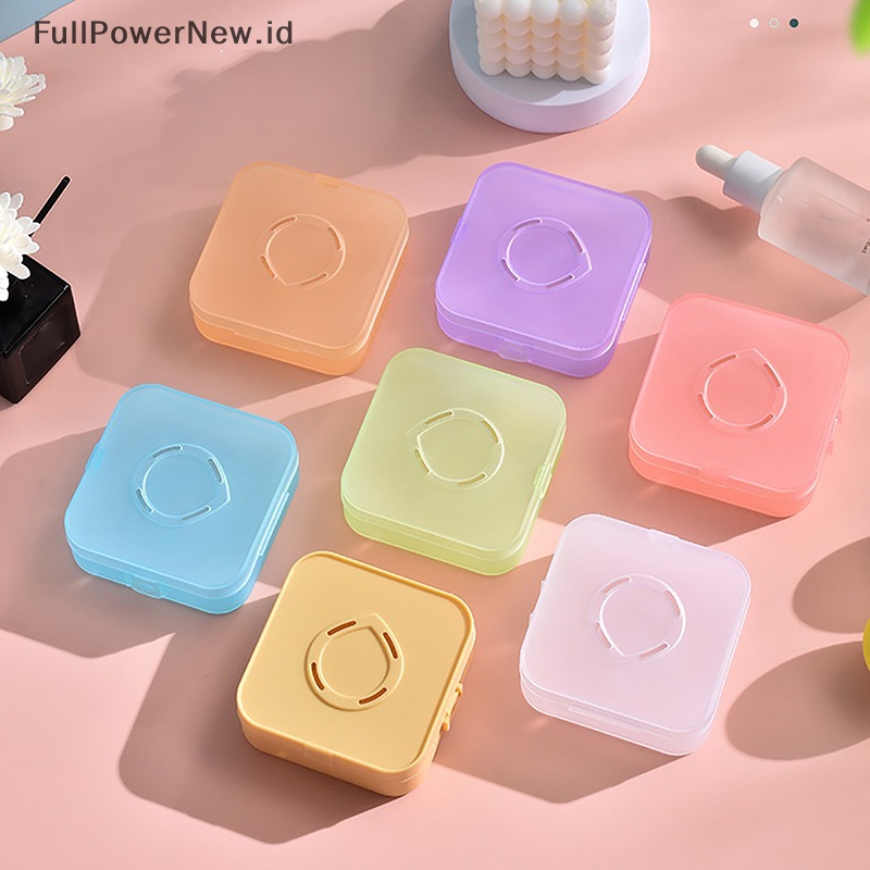 Power 1pcs box Puff Kosmetik Makeup Sponge Bedak Puff Tempat Pengeringan Display Storage ID