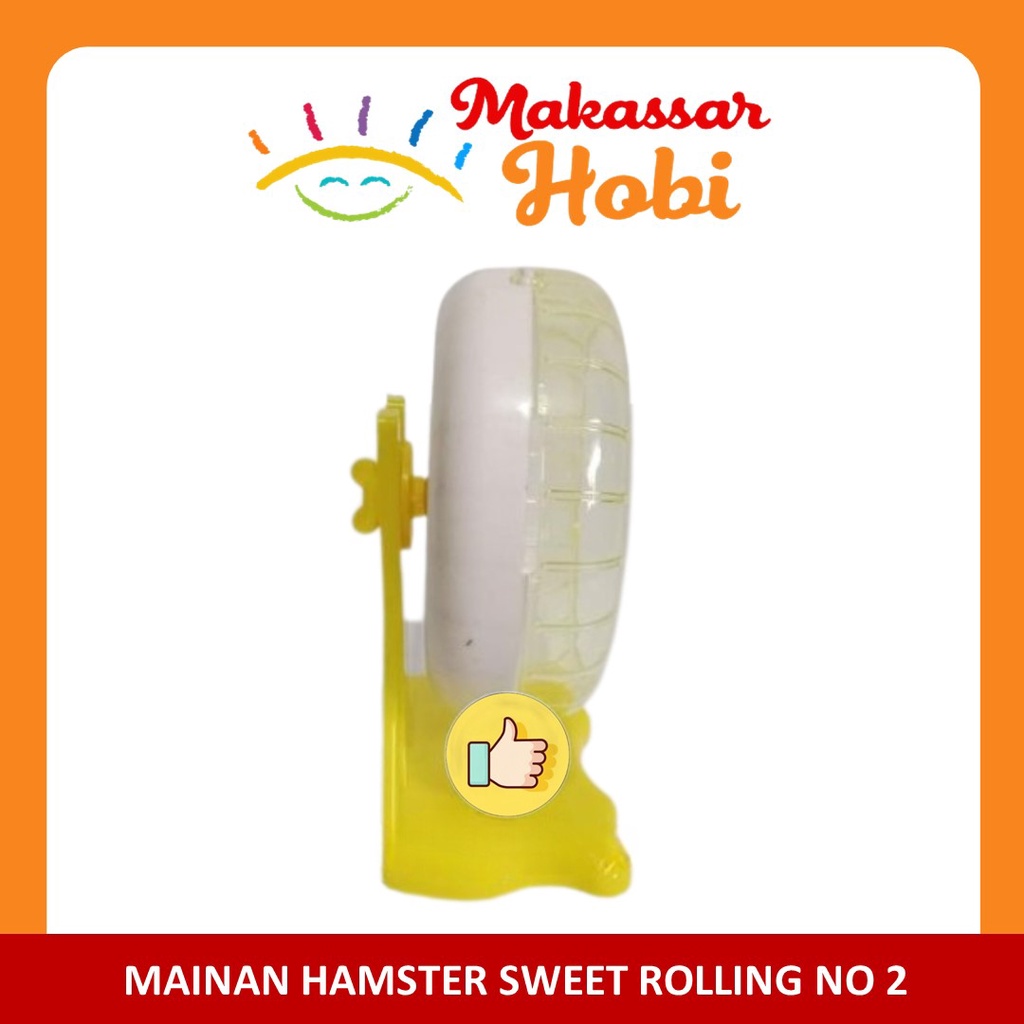 Sweet Rolling No.2 Mainan Kincir Roda Putar Hamster Bola Jogging Hewan