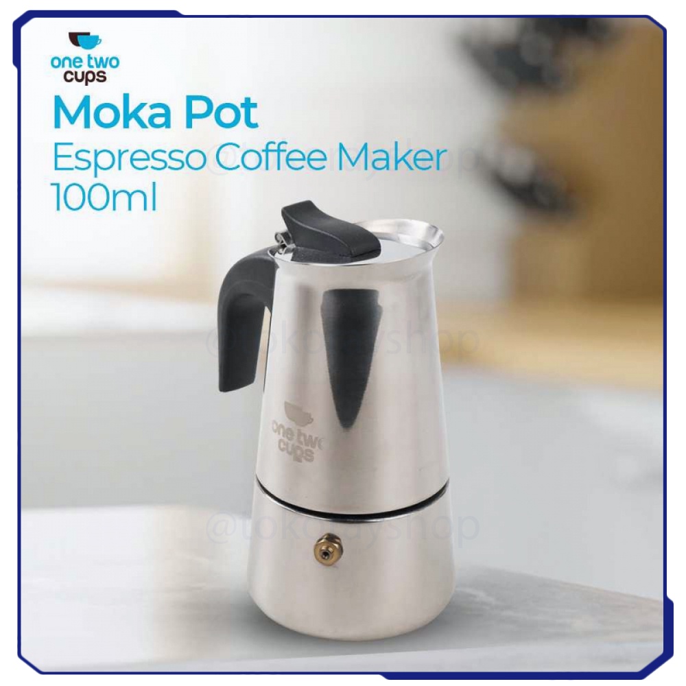 Espresso Coffee Maker Moka Pot Teko 100ml 2 Cup - Z20