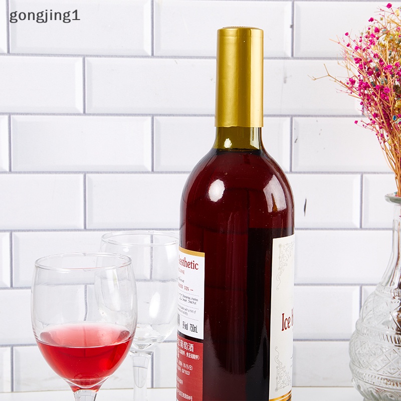 Ggg 100Pcs Wine Heat Shrink Kapsul Segel Botol Wine Heag Shrinkable Cap ID