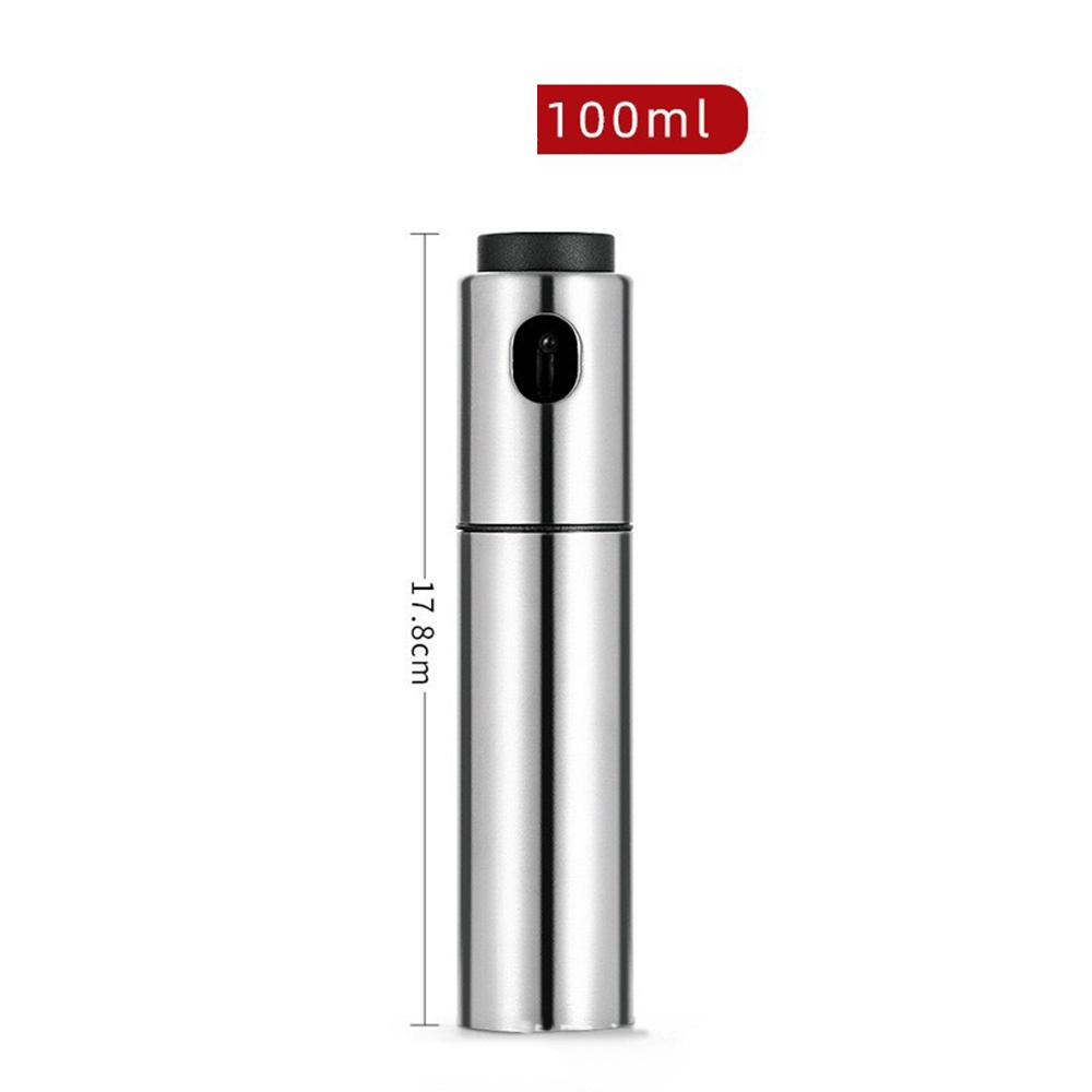 100ml Botol Semprot Minyak Dapur 304stainless Steel Kecap Cuka Minyak Tekan Spray Botol Atomisasi Kaca Spray Bottle BBQ Sprayer