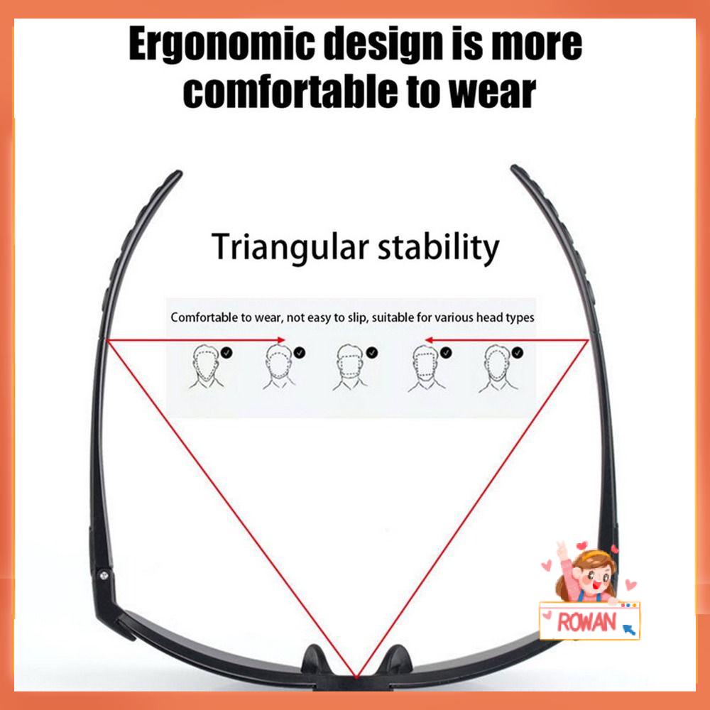 R-flower Night Vision Glasses Memancing UV400 Kacamata Siang Malam Mengemudi Anti Silau