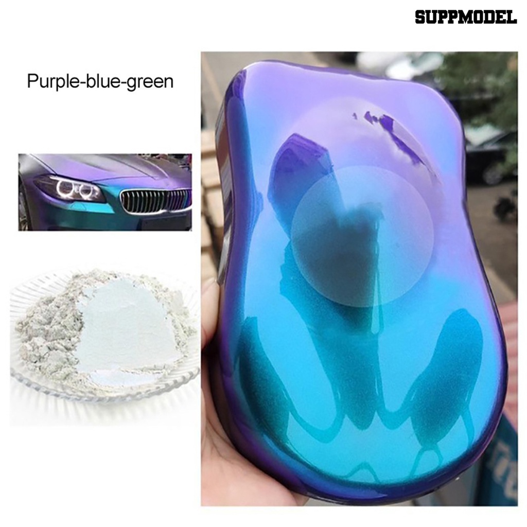 [SM]Car Bunglon Pigmen Pearlescent DIY Perlengkapan Manicure Tahan Lama Nail Art Bubuk Untuk Kuku