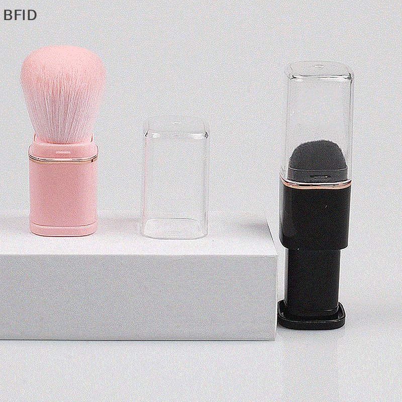 [BFID] Brush Makeup Kosmetik Portable Retractable Mini Blush Foundation Alat Bedak [ID]